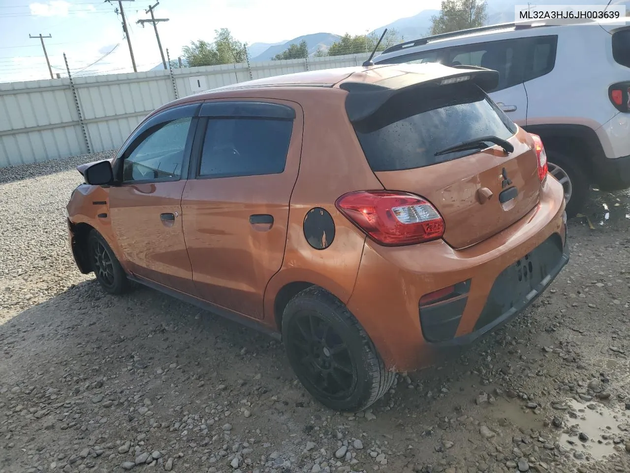 ML32A3HJ6JH003639 2018 Mitsubishi Mirage Es