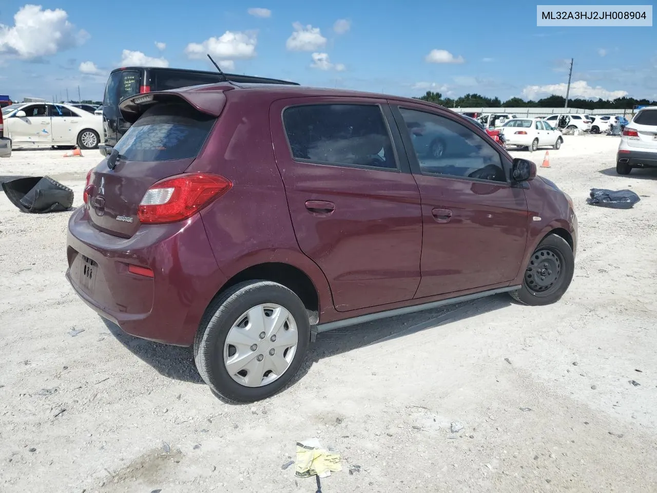 ML32A3HJ2JH008904 2018 Mitsubishi Mirage Es