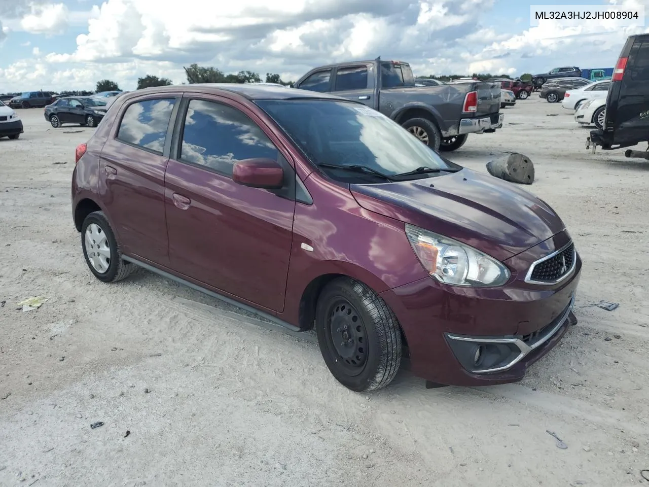 2018 Mitsubishi Mirage Es VIN: ML32A3HJ2JH008904 Lot: 72261694