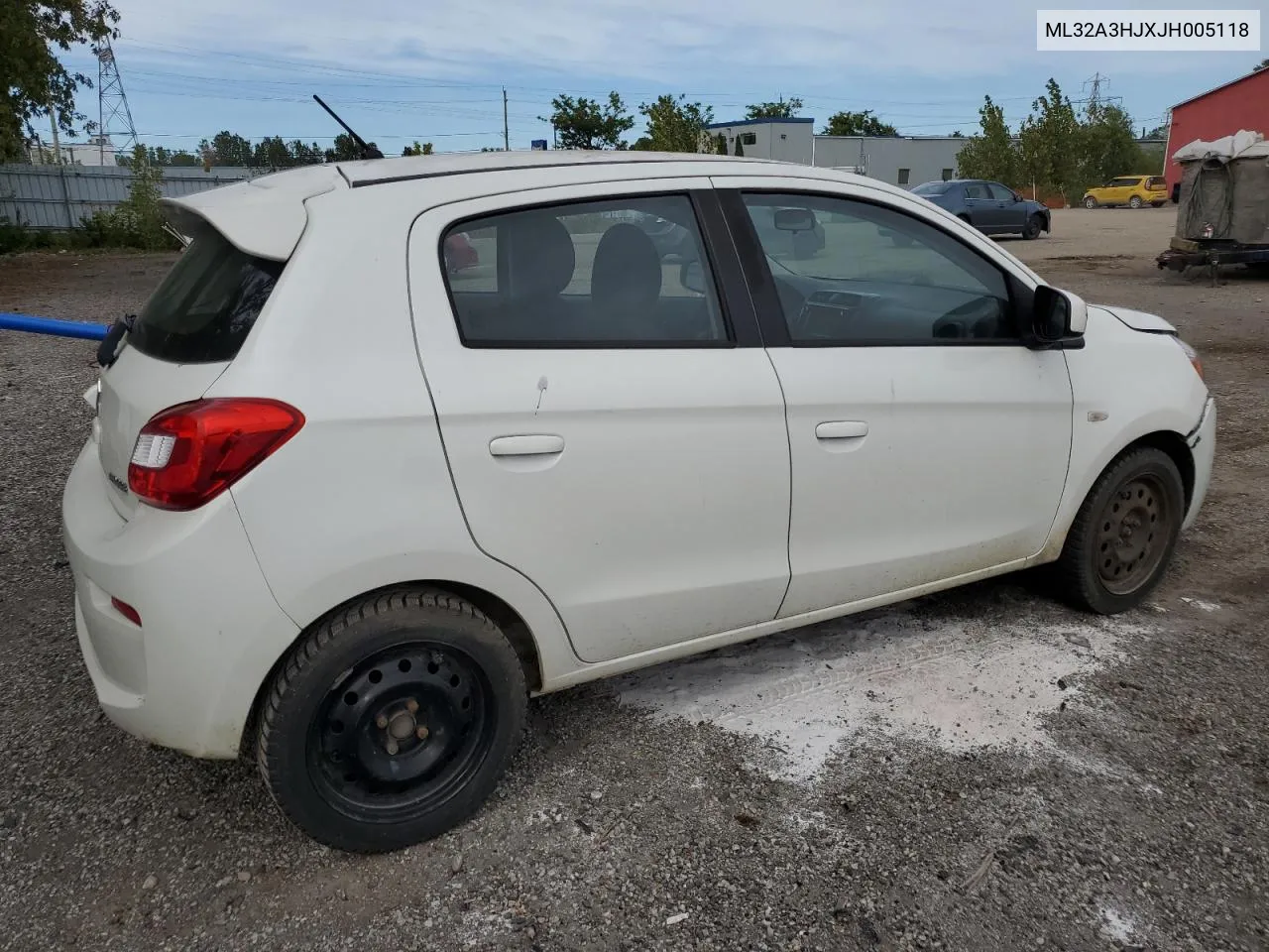 2018 Mitsubishi Mirage Es VIN: ML32A3HJXJH005118 Lot: 72408664