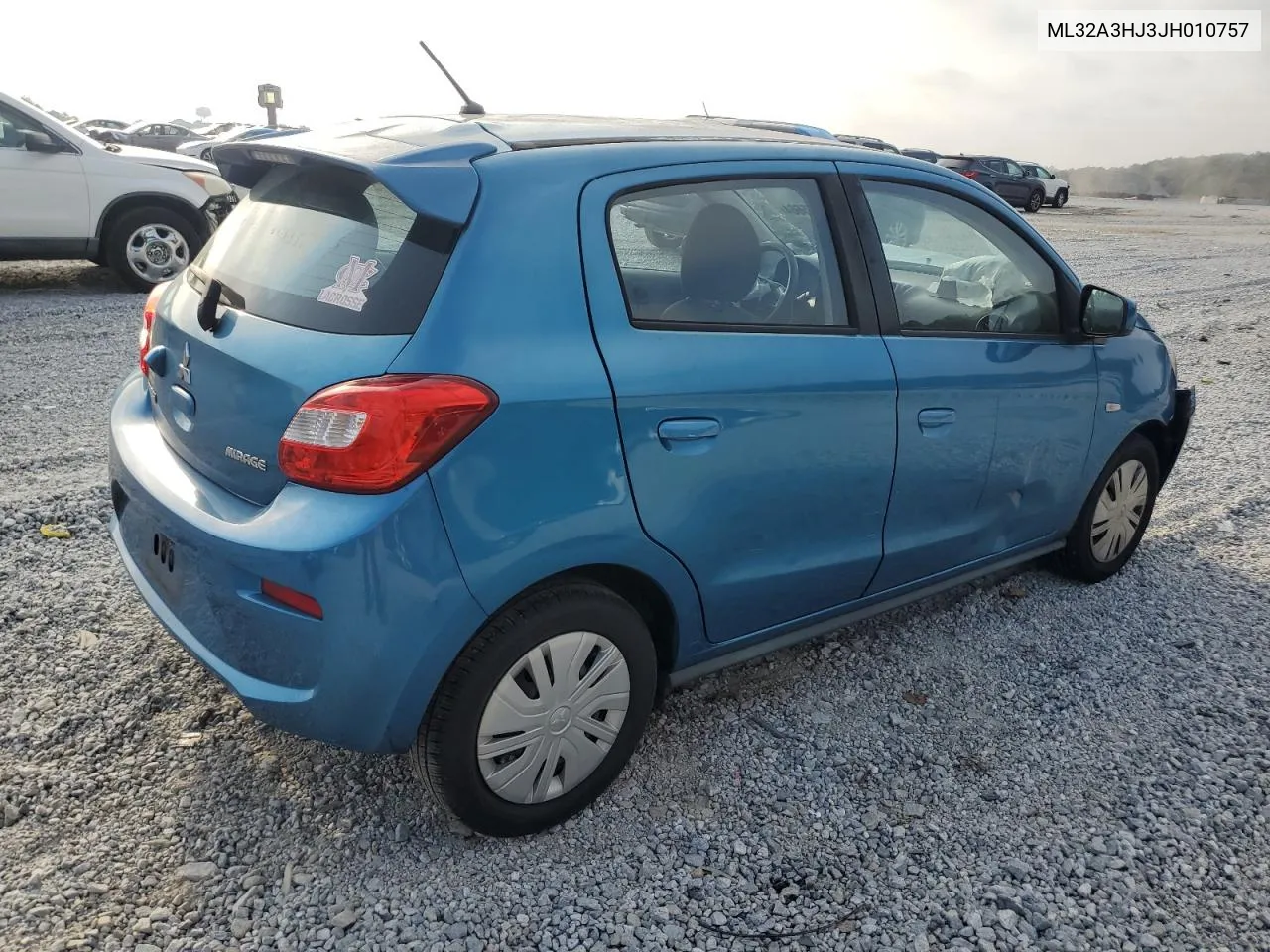 2018 Mitsubishi Mirage Es VIN: ML32A3HJ3JH010757 Lot: 72675664