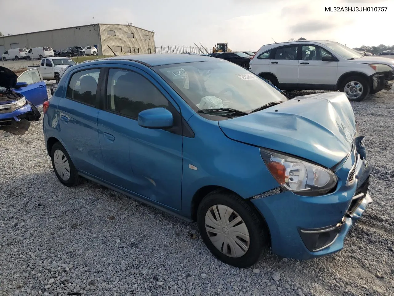 2018 Mitsubishi Mirage Es VIN: ML32A3HJ3JH010757 Lot: 72675664