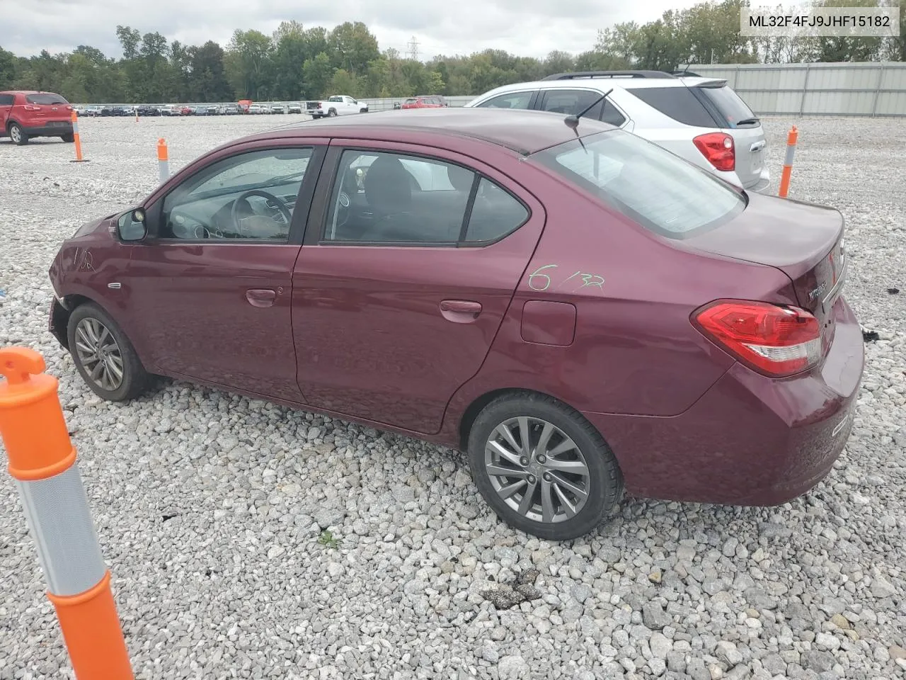 2018 Mitsubishi Mirage G4 Se VIN: ML32F4FJ9JHF15182 Lot: 73180074