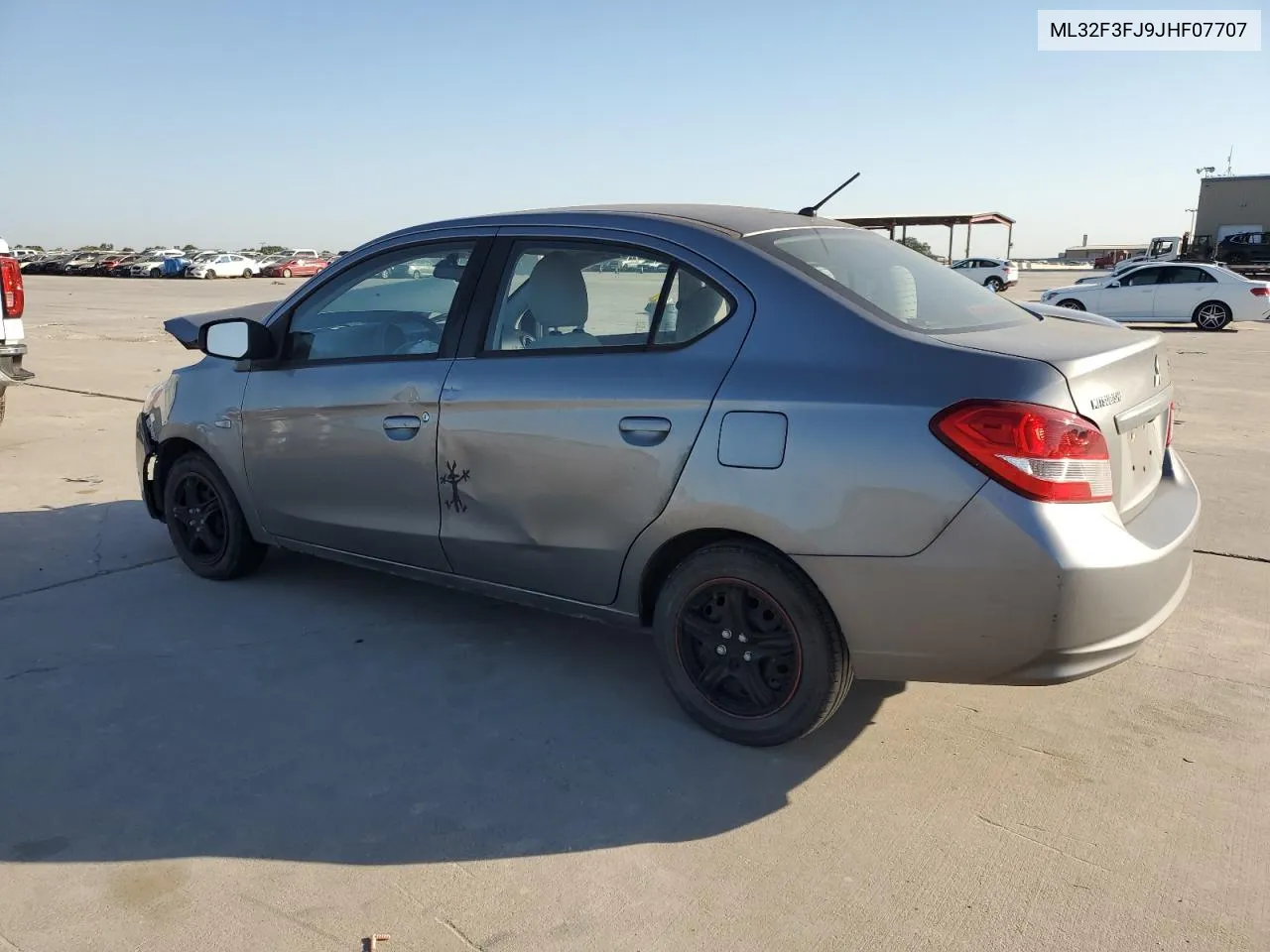 2018 Mitsubishi Mirage G4 Es VIN: ML32F3FJ9JHF07707 Lot: 74149614