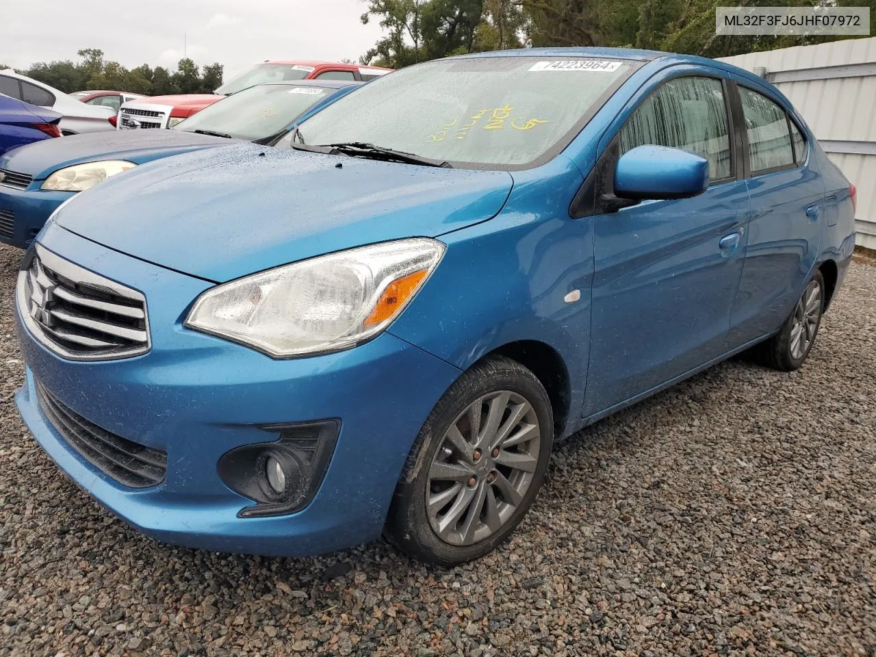 2018 Mitsubishi Mirage G4 Es VIN: ML32F3FJ6JHF07972 Lot: 74223964