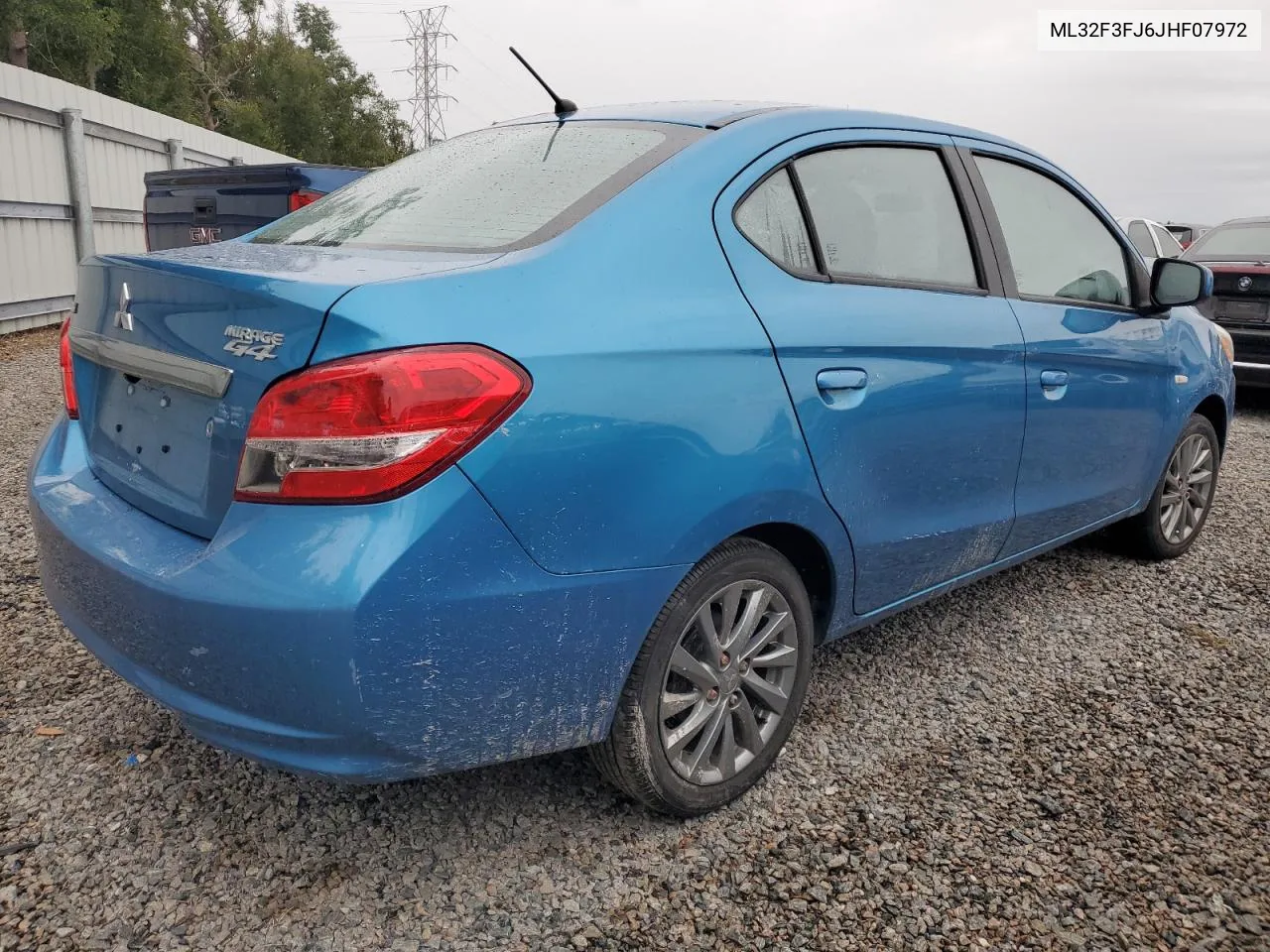 2018 Mitsubishi Mirage G4 Es VIN: ML32F3FJ6JHF07972 Lot: 74223964