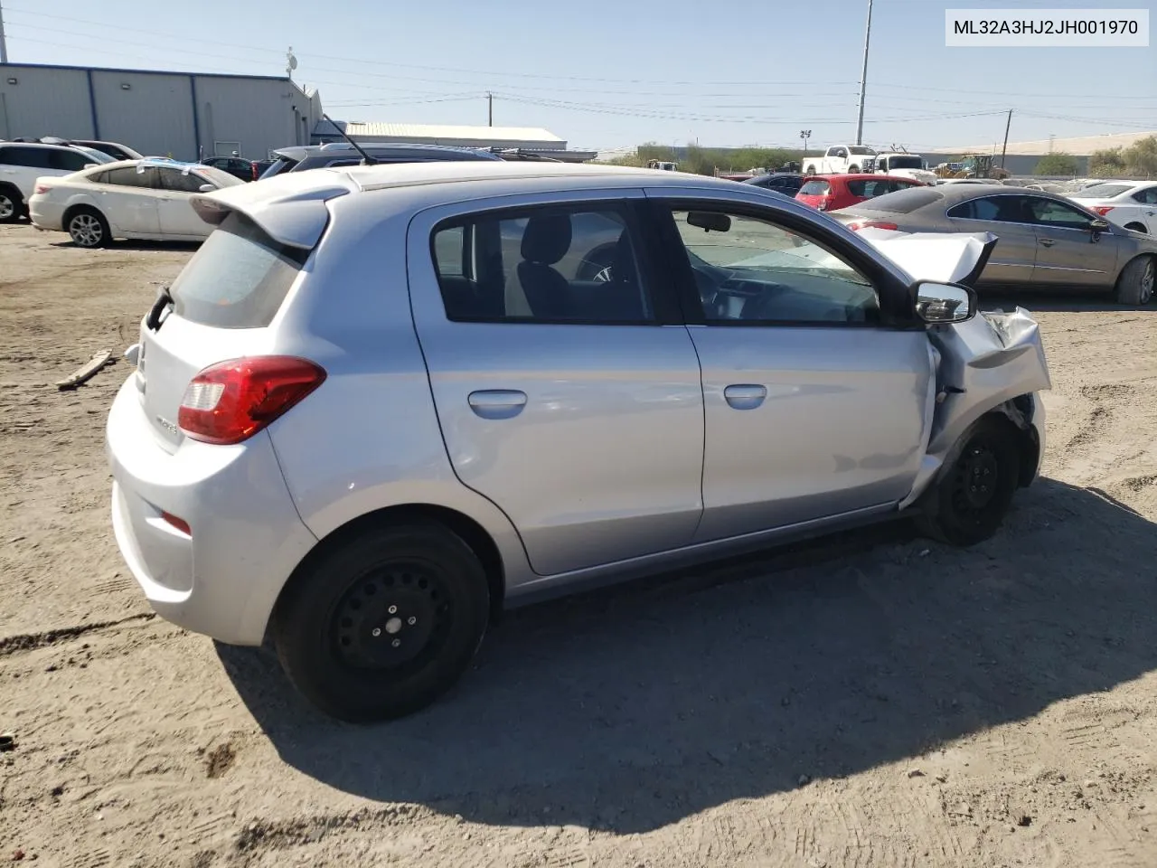 2018 Mitsubishi Mirage Es VIN: ML32A3HJ2JH001970 Lot: 74351954