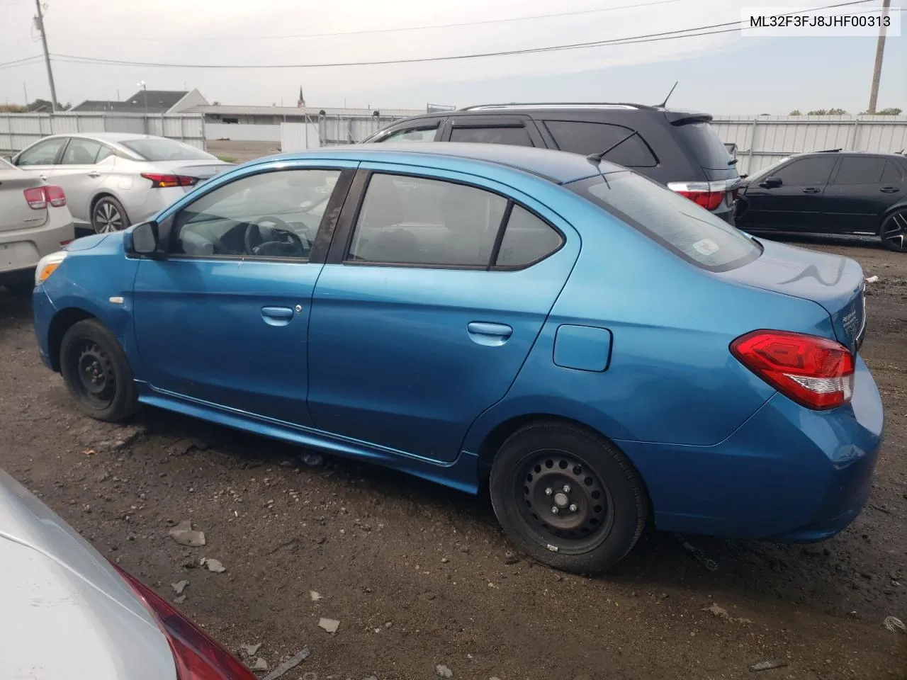 2018 Mitsubishi Mirage G4 Es VIN: ML32F3FJ8JHF00313 Lot: 74536364