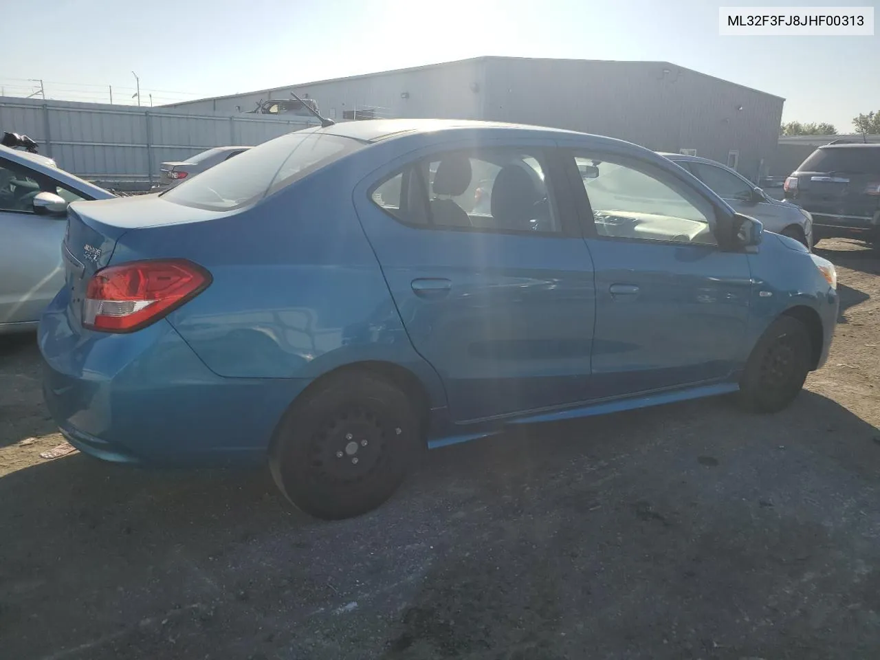 2018 Mitsubishi Mirage G4 Es VIN: ML32F3FJ8JHF00313 Lot: 74536364