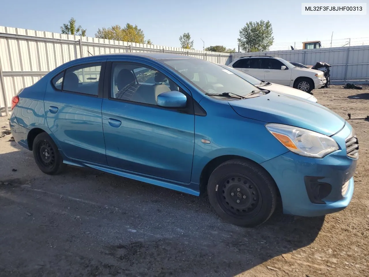 2018 Mitsubishi Mirage G4 Es VIN: ML32F3FJ8JHF00313 Lot: 74536364