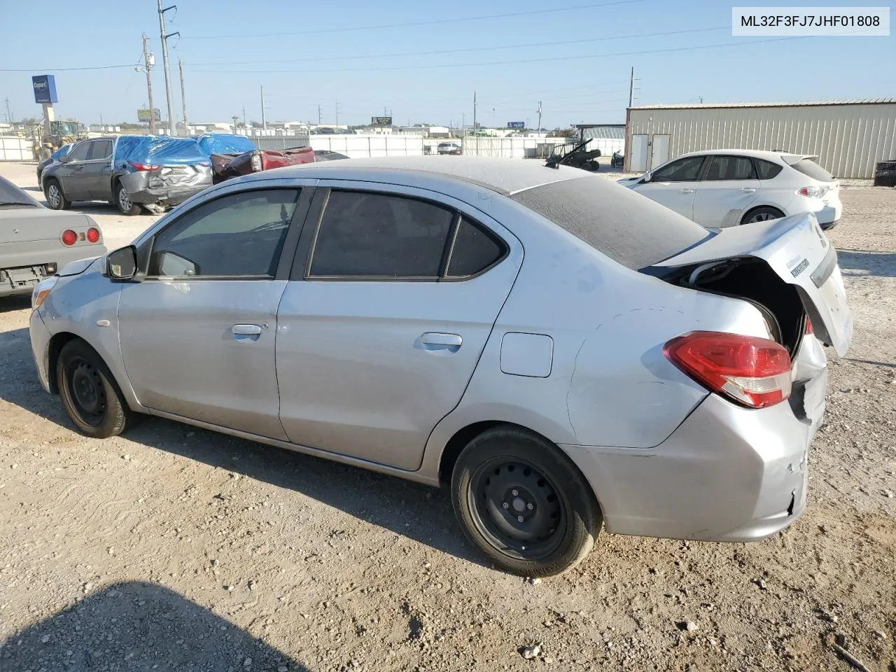 2018 Mitsubishi Mirage G4 Es VIN: ML32F3FJ7JHF01808 Lot: 74548364