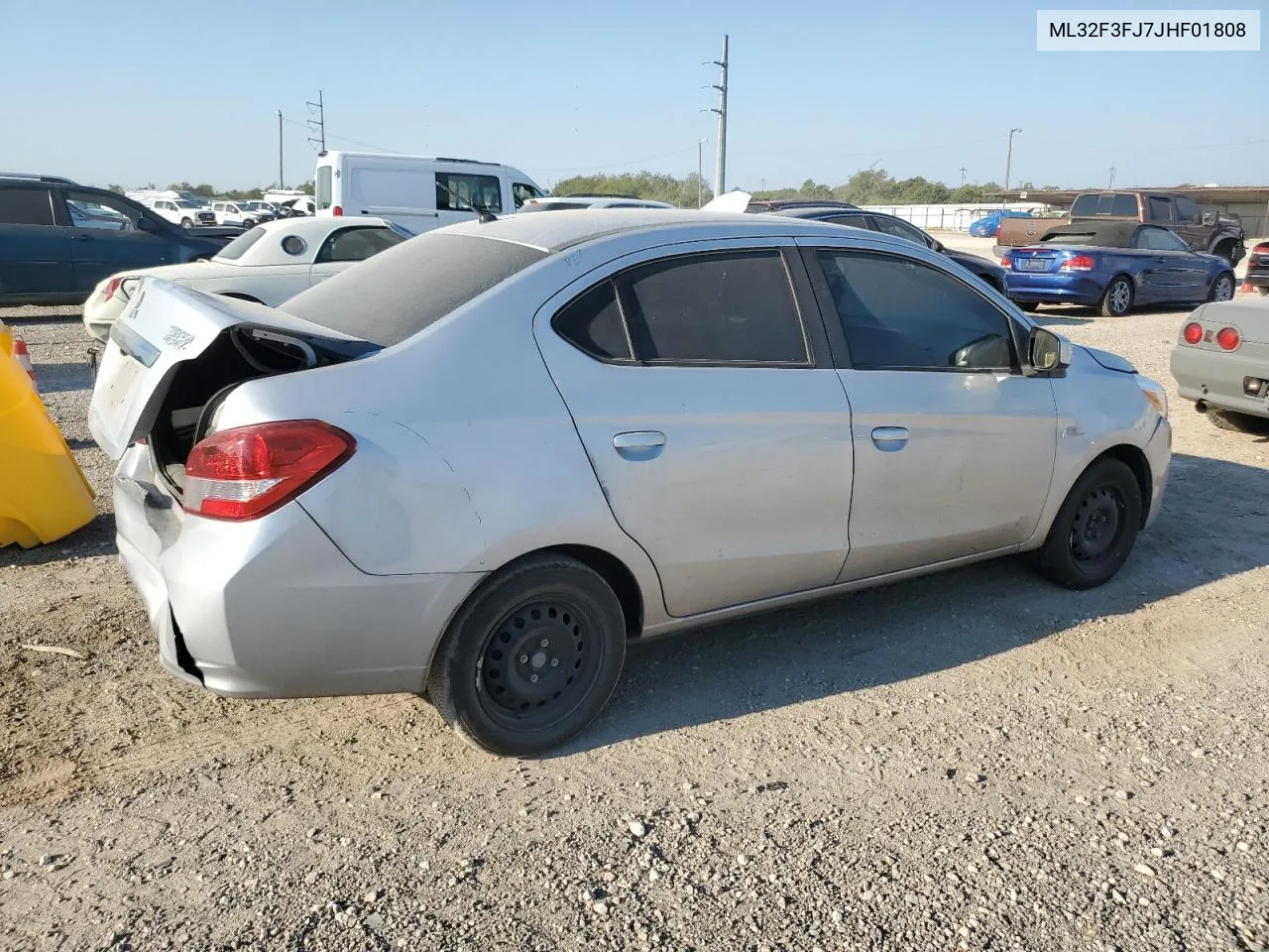 2018 Mitsubishi Mirage G4 Es VIN: ML32F3FJ7JHF01808 Lot: 74548364