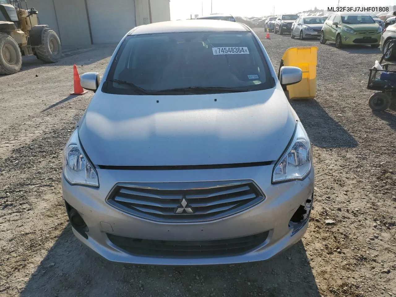 2018 Mitsubishi Mirage G4 Es VIN: ML32F3FJ7JHF01808 Lot: 74548364