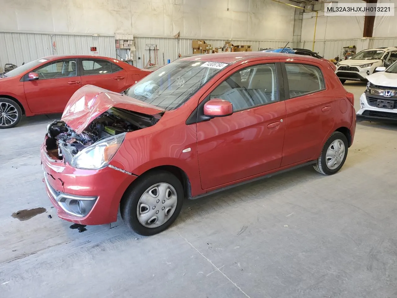 2018 Mitsubishi Mirage Es VIN: ML32A3HJXJH013221 Lot: 74808784