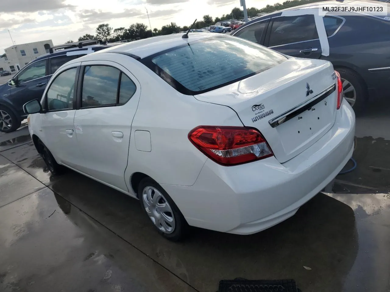 2018 Mitsubishi Mirage G4 Es VIN: ML32F3FJ9JHF10123 Lot: 75049424