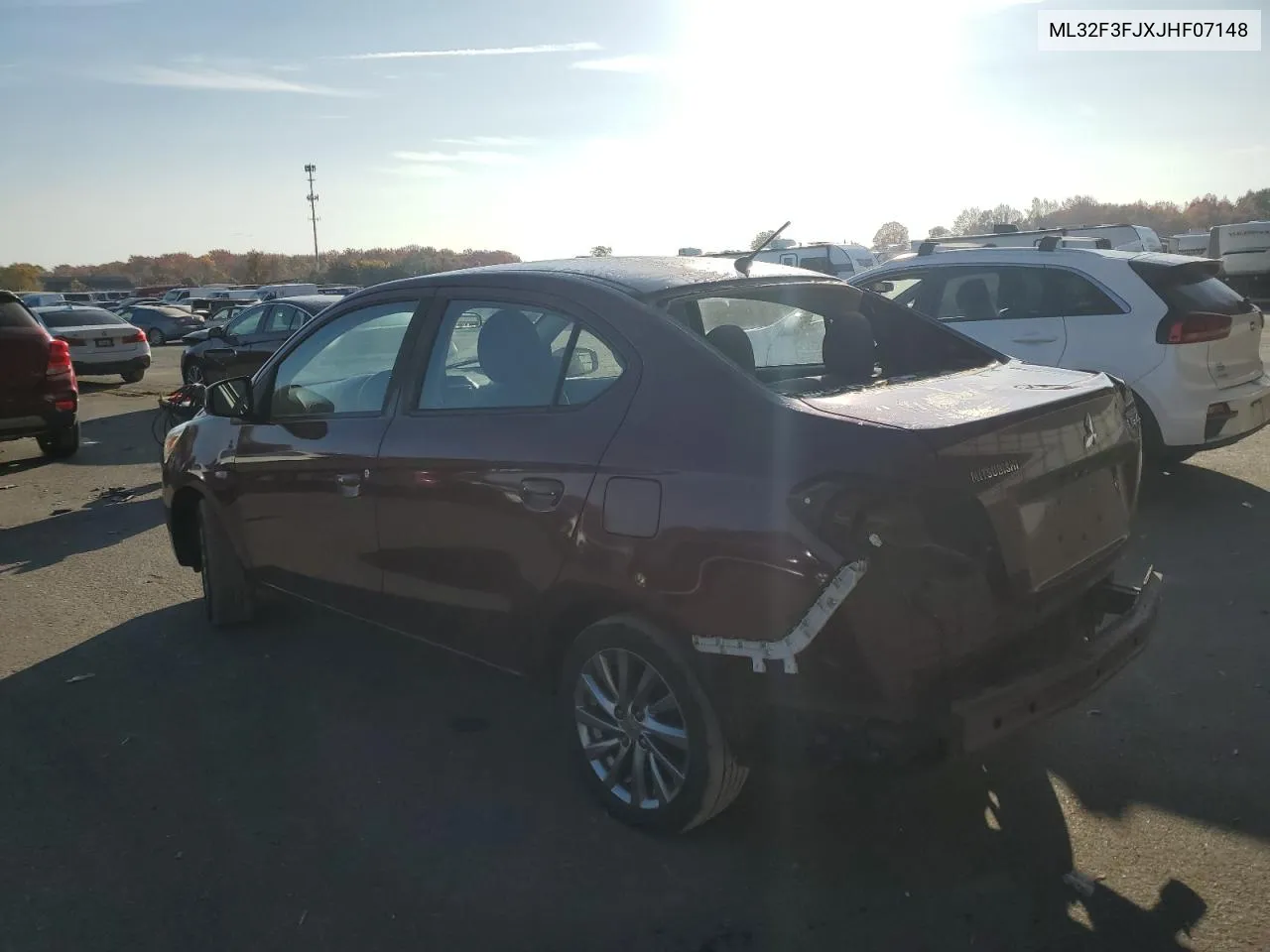 2018 Mitsubishi Mirage G4 Es VIN: ML32F3FJXJHF07148 Lot: 75994424