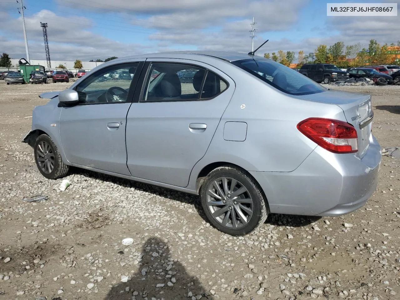 2018 Mitsubishi Mirage G4 Es VIN: ML32F3FJ6JHF08667 Lot: 76159764