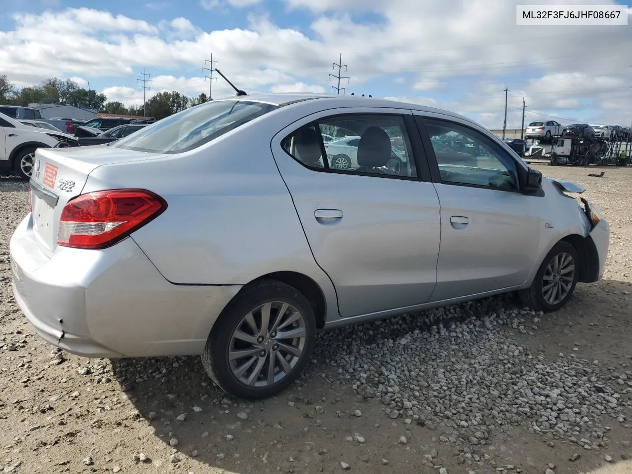 2018 Mitsubishi Mirage G4 Es VIN: ML32F3FJ6JHF08667 Lot: 76159764