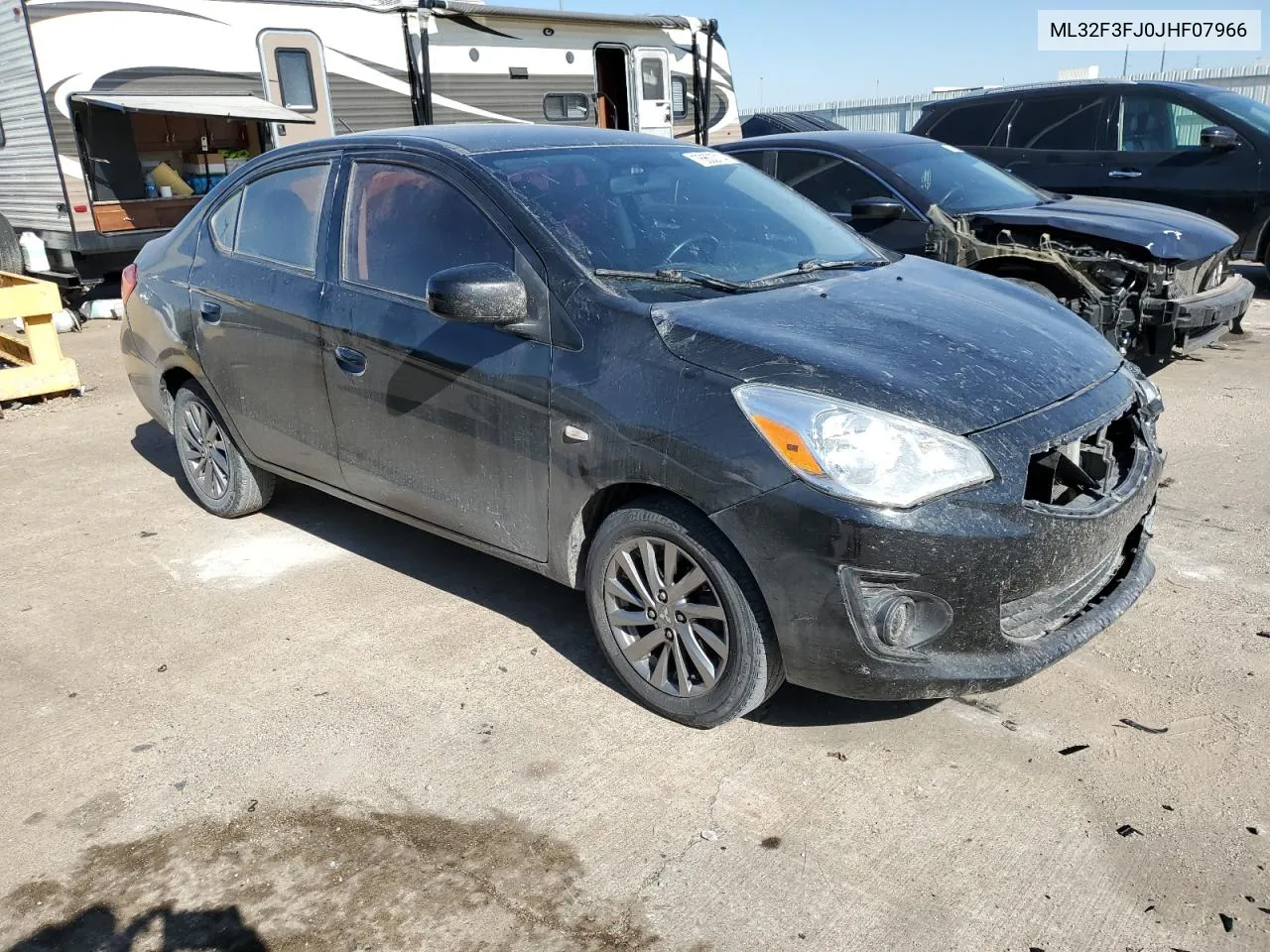 2018 Mitsubishi Mirage G4 Es VIN: ML32F3FJ0JHF07966 Lot: 76603714