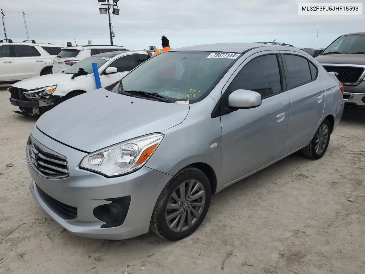 2018 Mitsubishi Mirage G4 Es VIN: ML32F3FJ5JHF15593 Lot: 76677104