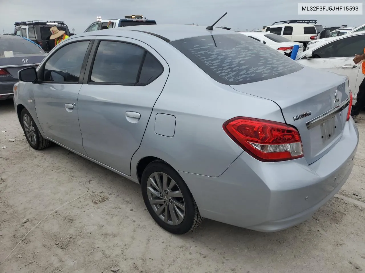 2018 Mitsubishi Mirage G4 Es VIN: ML32F3FJ5JHF15593 Lot: 76677104