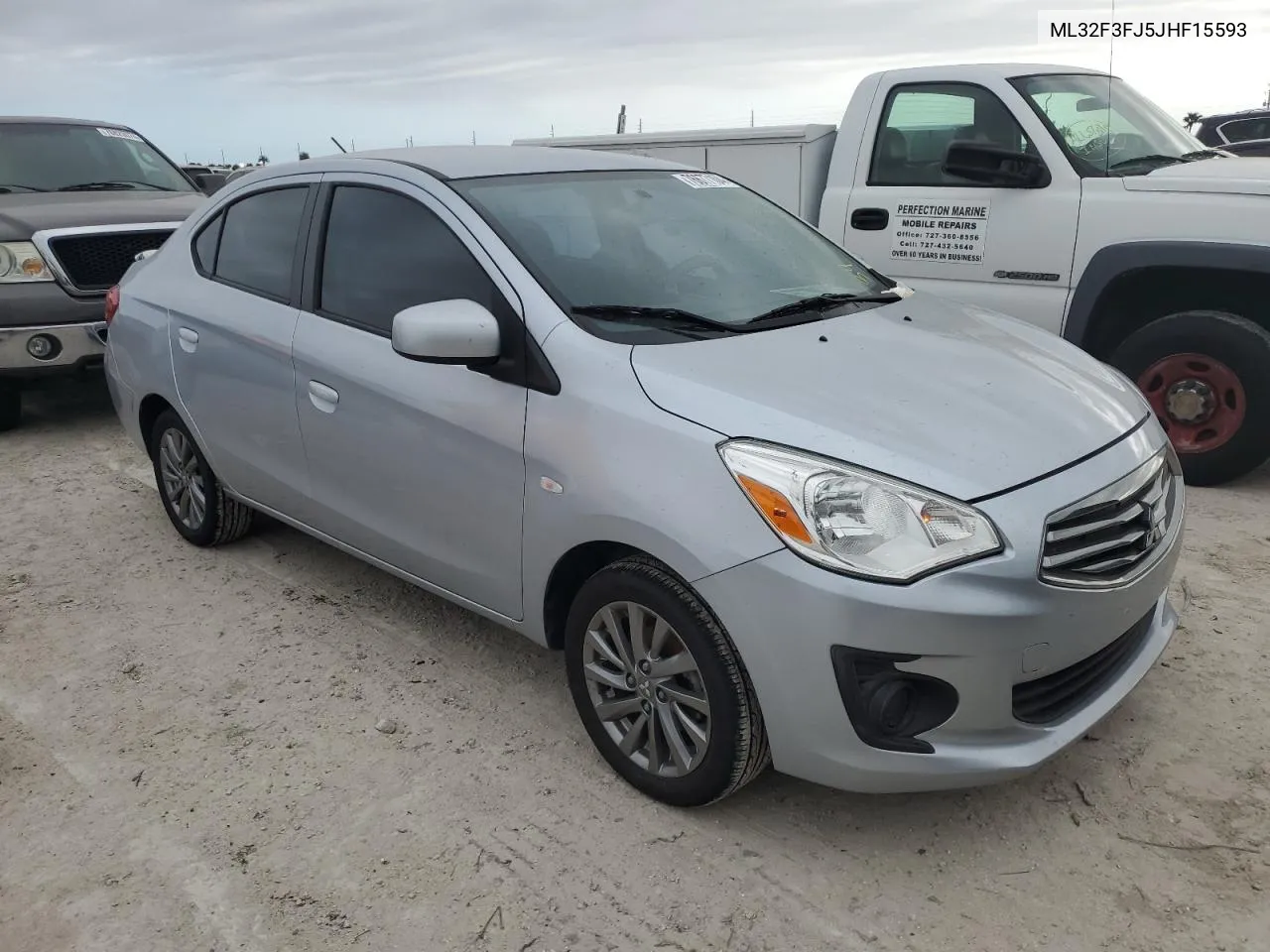 2018 Mitsubishi Mirage G4 Es VIN: ML32F3FJ5JHF15593 Lot: 76677104