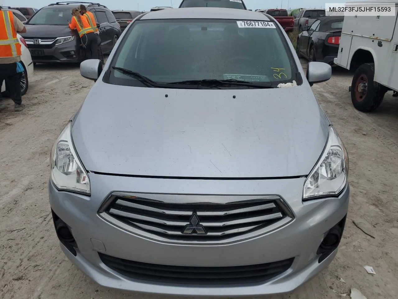 2018 Mitsubishi Mirage G4 Es VIN: ML32F3FJ5JHF15593 Lot: 76677104