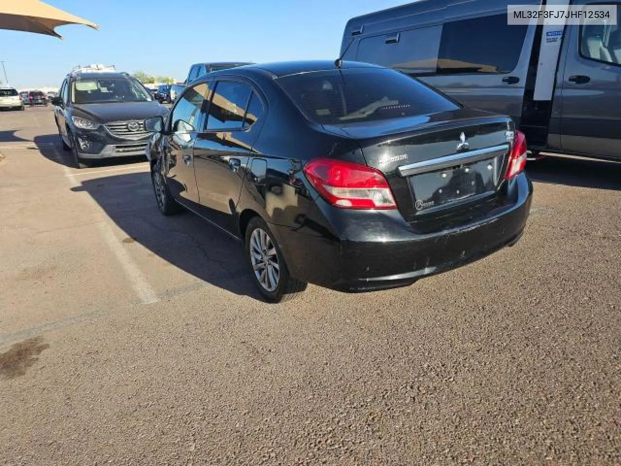 2018 Mitsubishi Mirage G4 Es VIN: ML32F3FJ7JHF12534 Lot: 76848994