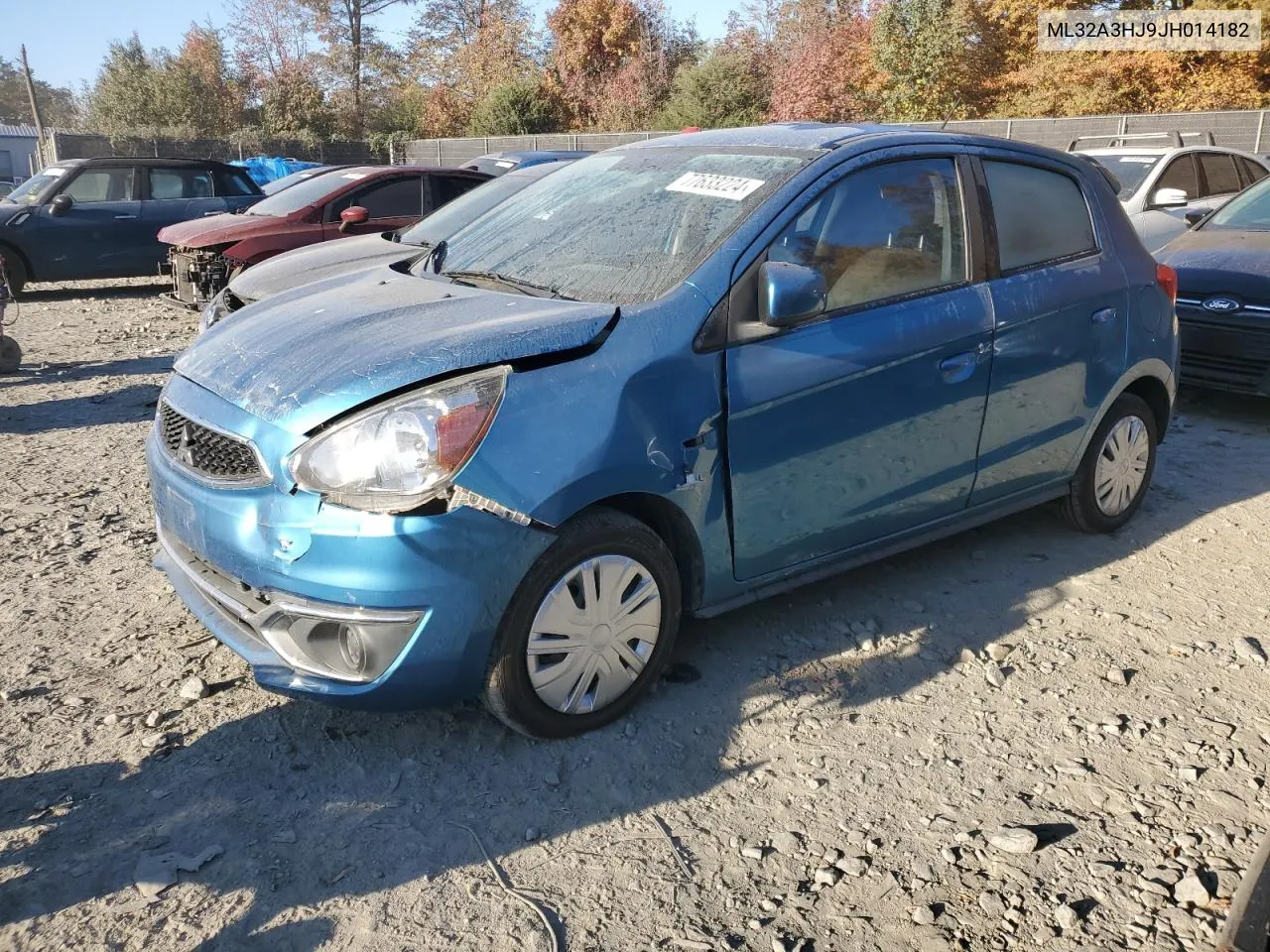 2018 Mitsubishi Mirage Es VIN: ML32A3HJ9JH014182 Lot: 77633224