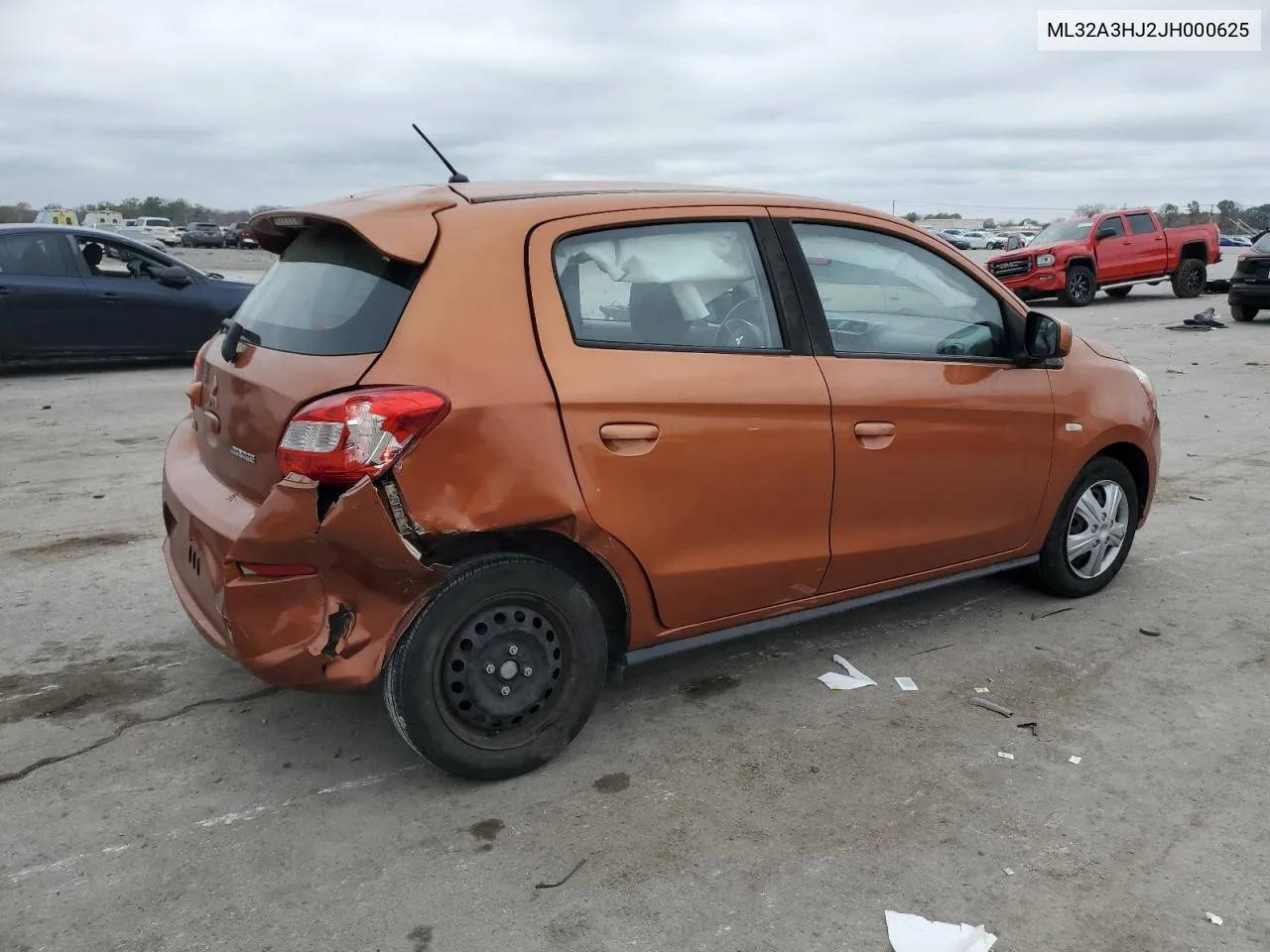 2018 Mitsubishi Mirage Es VIN: ML32A3HJ2JH000625 Lot: 79764274