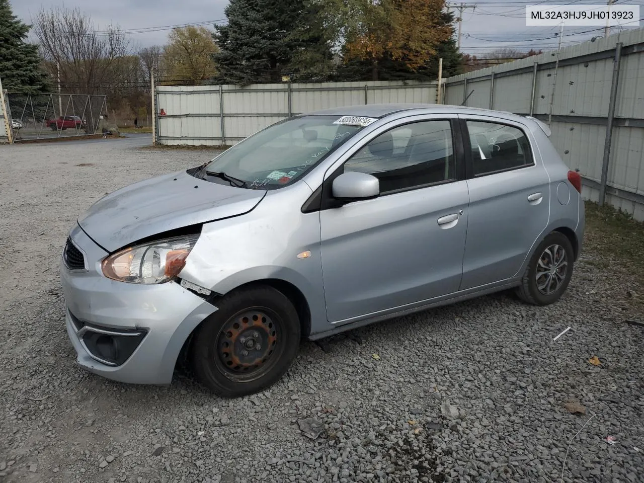 2018 Mitsubishi Mirage Es VIN: ML32A3HJ9JH013923 Lot: 80080824