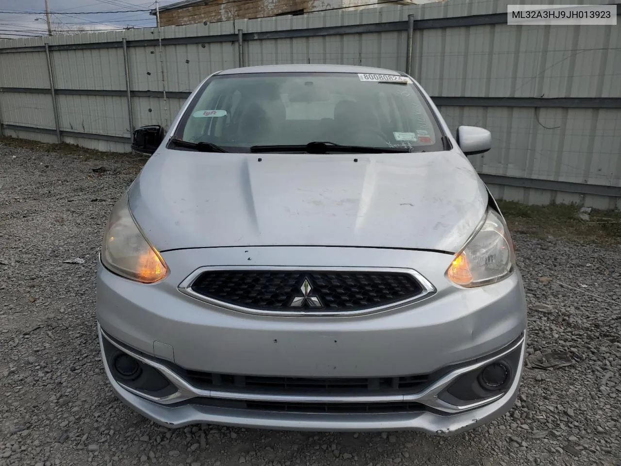 2018 Mitsubishi Mirage Es VIN: ML32A3HJ9JH013923 Lot: 80080824