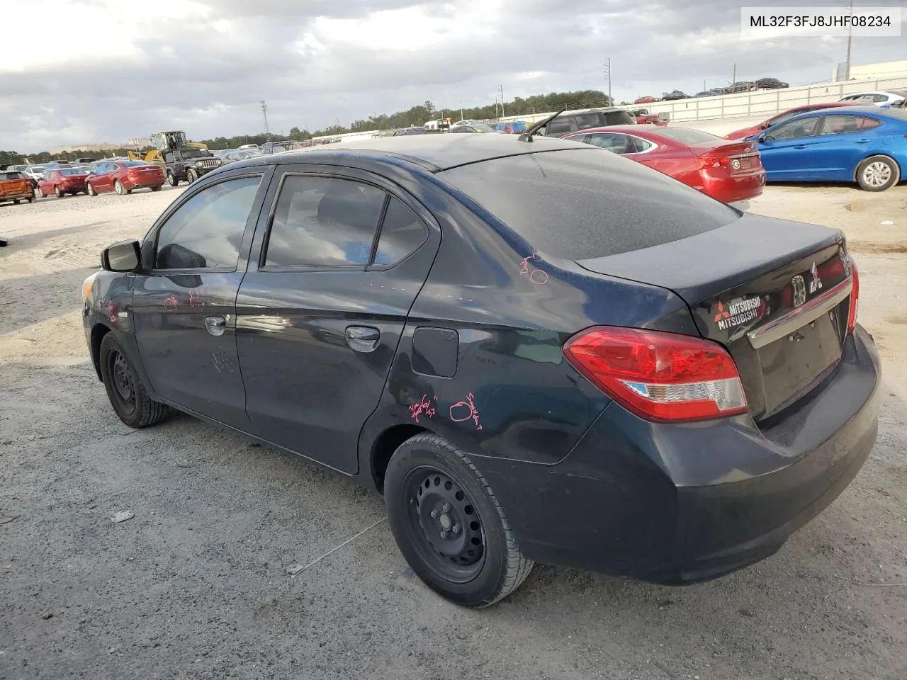 2018 Mitsubishi Mirage G4 Es VIN: ML32F3FJ8JHF08234 Lot: 80090534