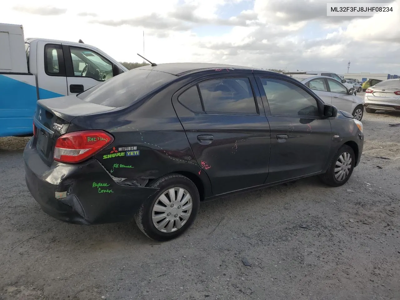 2018 Mitsubishi Mirage G4 Es VIN: ML32F3FJ8JHF08234 Lot: 80090534