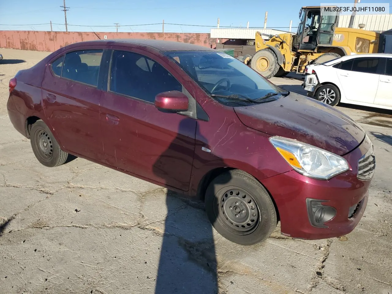 2018 Mitsubishi Mirage G4 Es VIN: ML32F3FJ0JHF11080 Lot: 80423794