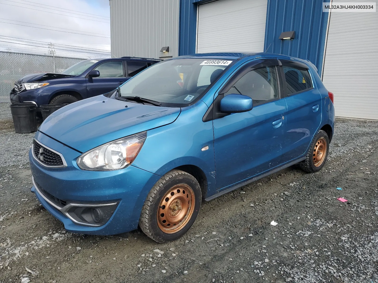 ML32A3HJ4KH003334 2019 Mitsubishi Mirage Es