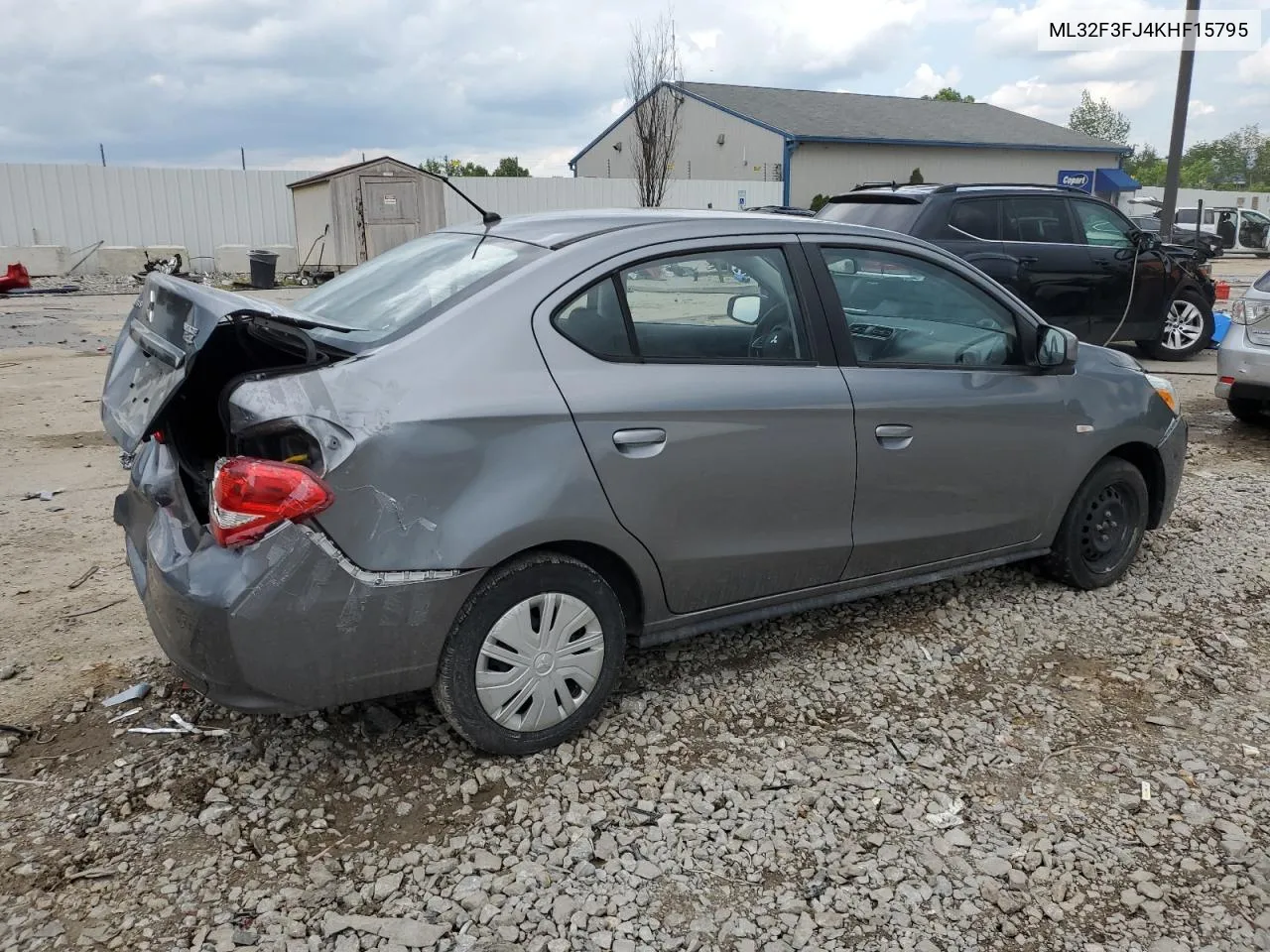 2019 Mitsubishi Mirage G4 Es VIN: ML32F3FJ4KHF15795 Lot: 51119544