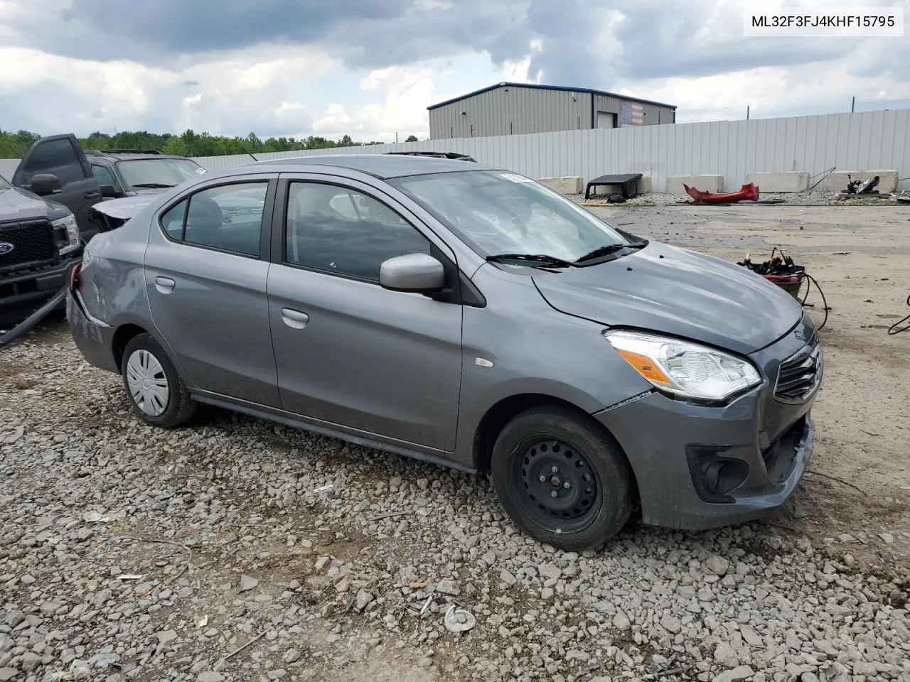 ML32F3FJ4KHF15795 2019 Mitsubishi Mirage G4 Es