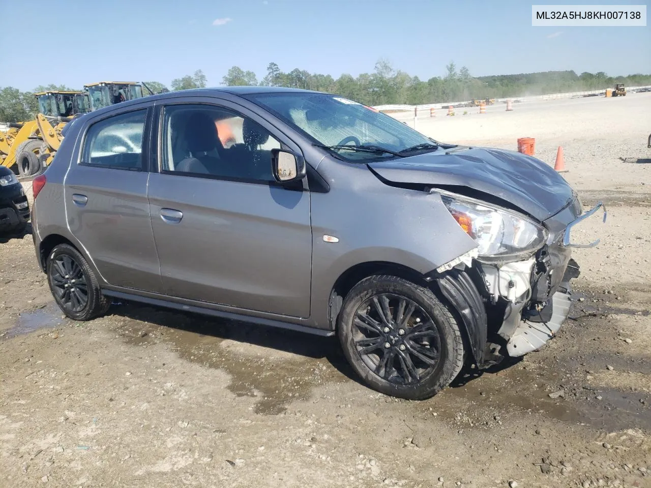 2019 Mitsubishi Mirage Le VIN: ML32A5HJ8KH007138 Lot: 51739004