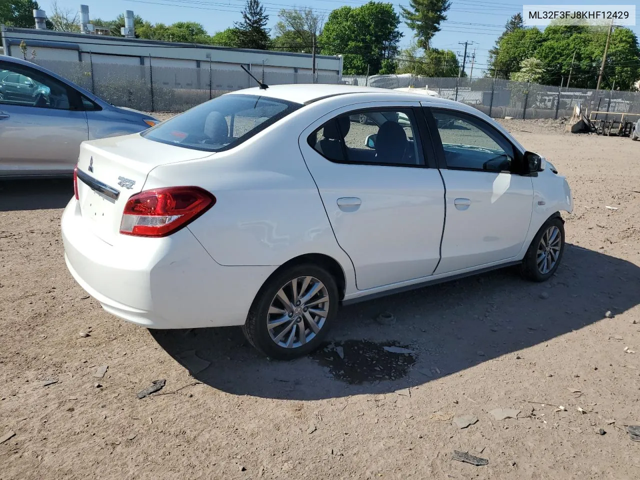 ML32F3FJ8KHF12429 2019 Mitsubishi Mirage G4 Es