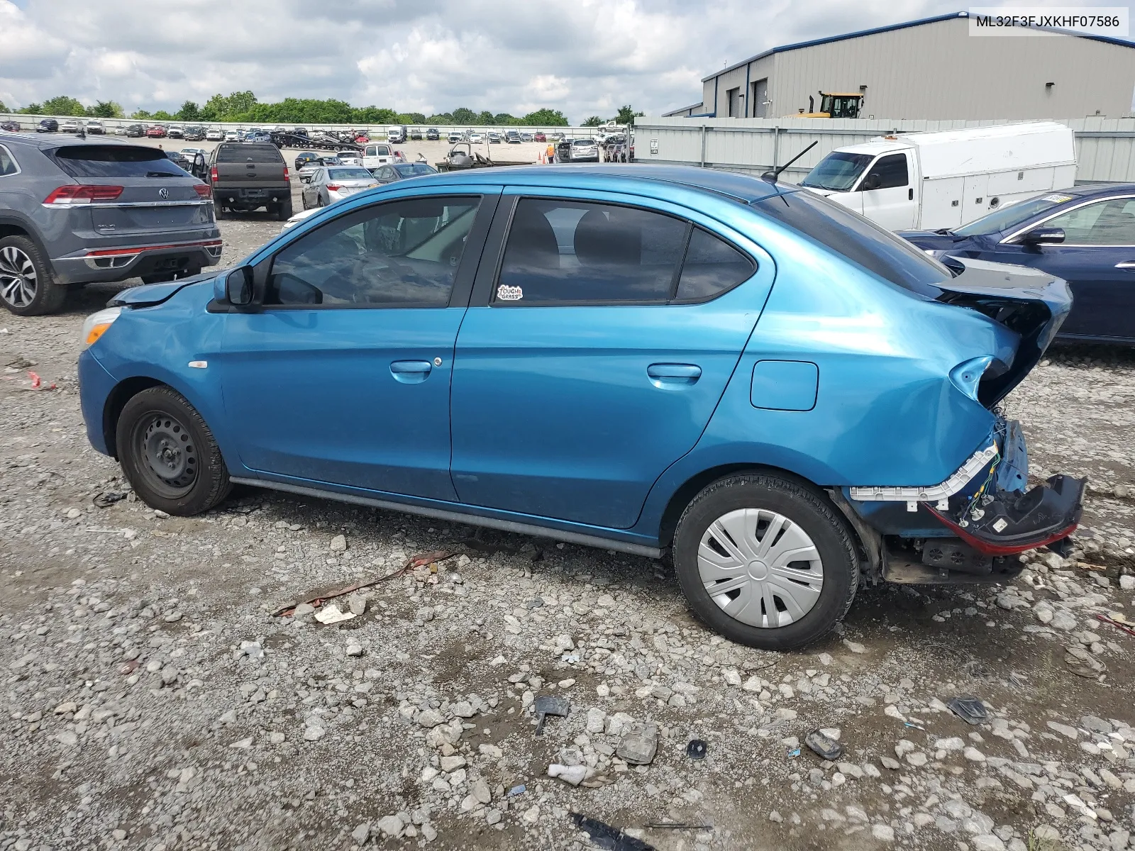 2019 Mitsubishi Mirage G4 Es VIN: ML32F3FJXKHF07586 Lot: 55044454