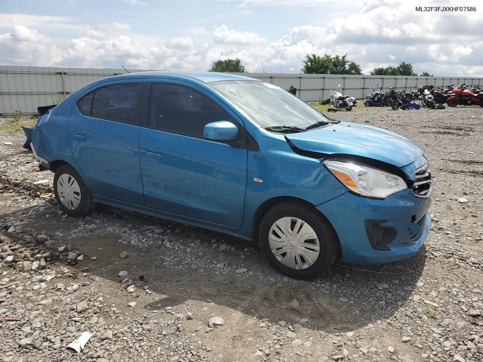 ML32F3FJXKHF07586 2019 Mitsubishi Mirage G4 Es