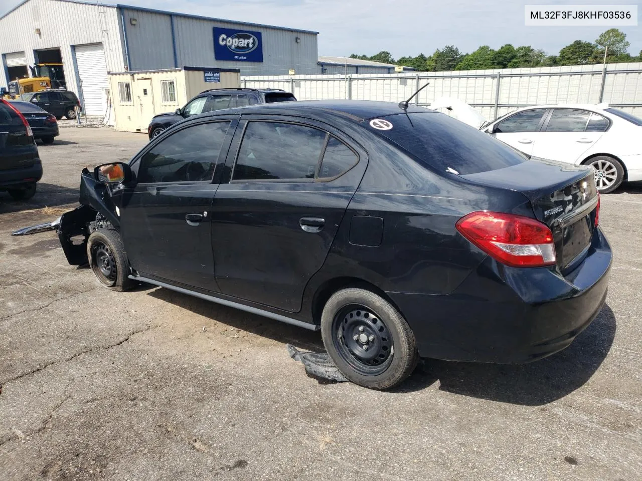 2019 Mitsubishi Mirage G4 Es VIN: ML32F3FJ8KHF03536 Lot: 56689734