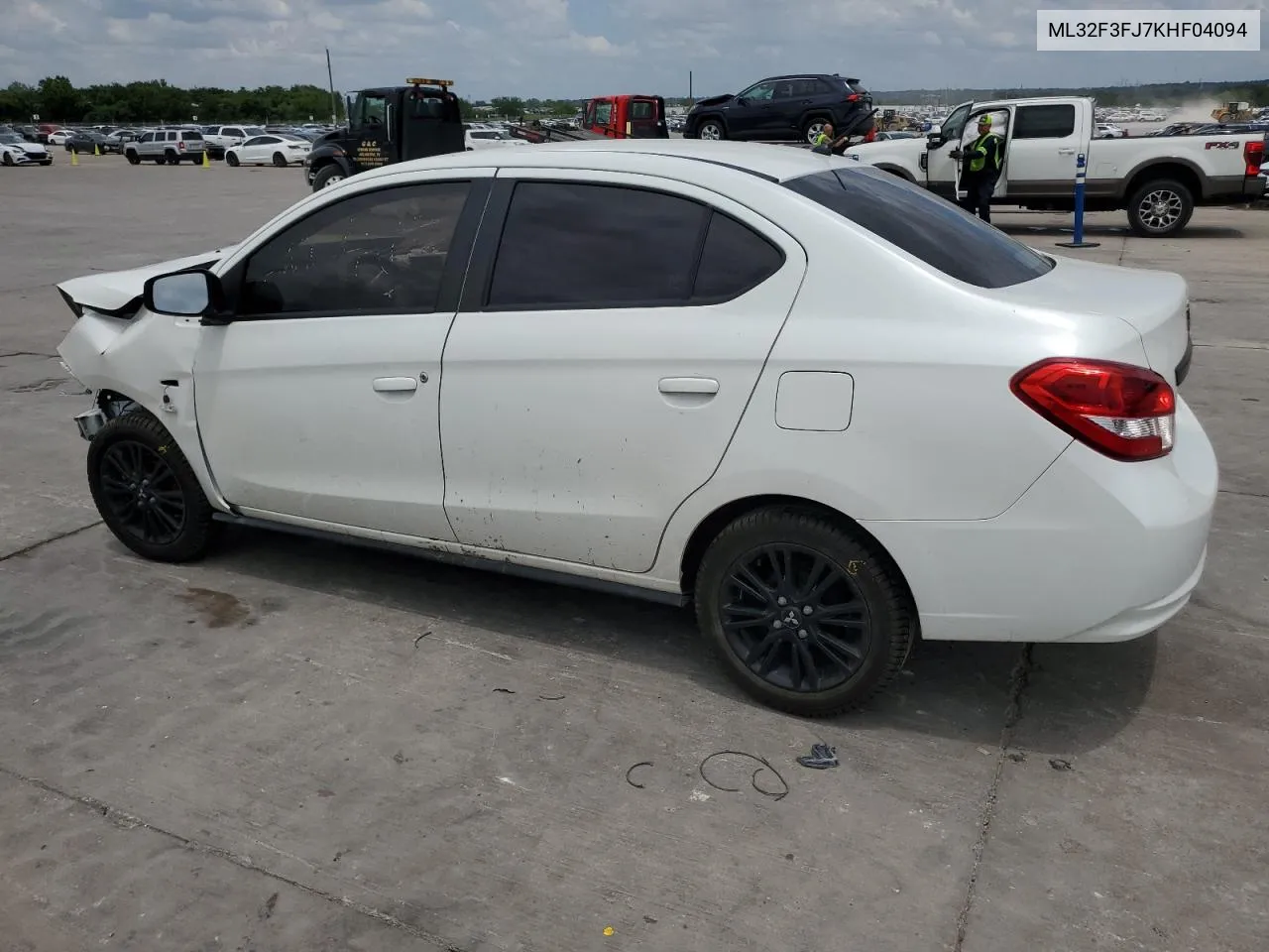 2019 Mitsubishi Mirage G4 Es VIN: ML32F3FJ7KHF04094 Lot: 59776444