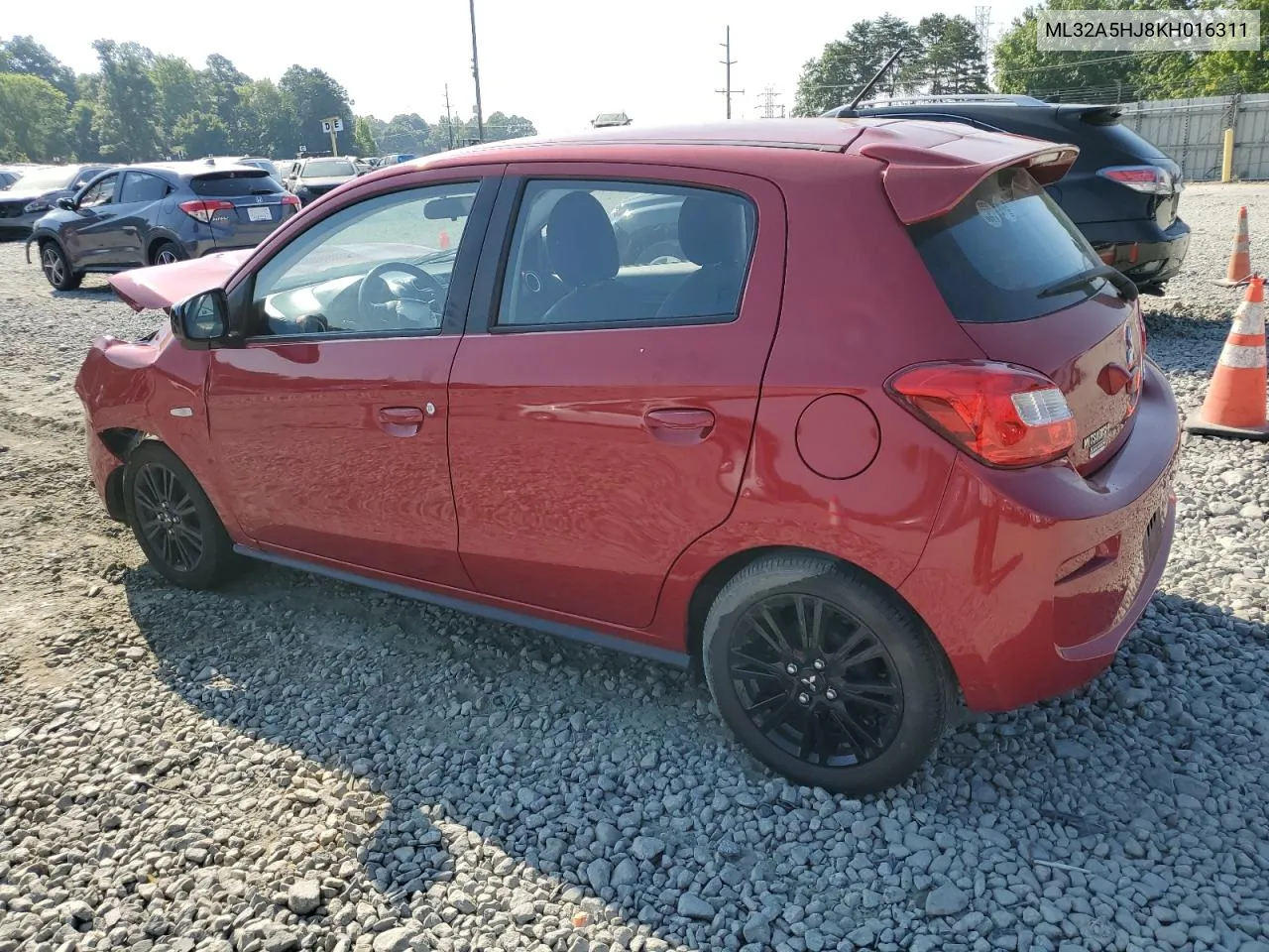 2019 Mitsubishi Mirage Le VIN: ML32A5HJ8KH016311 Lot: 60568444