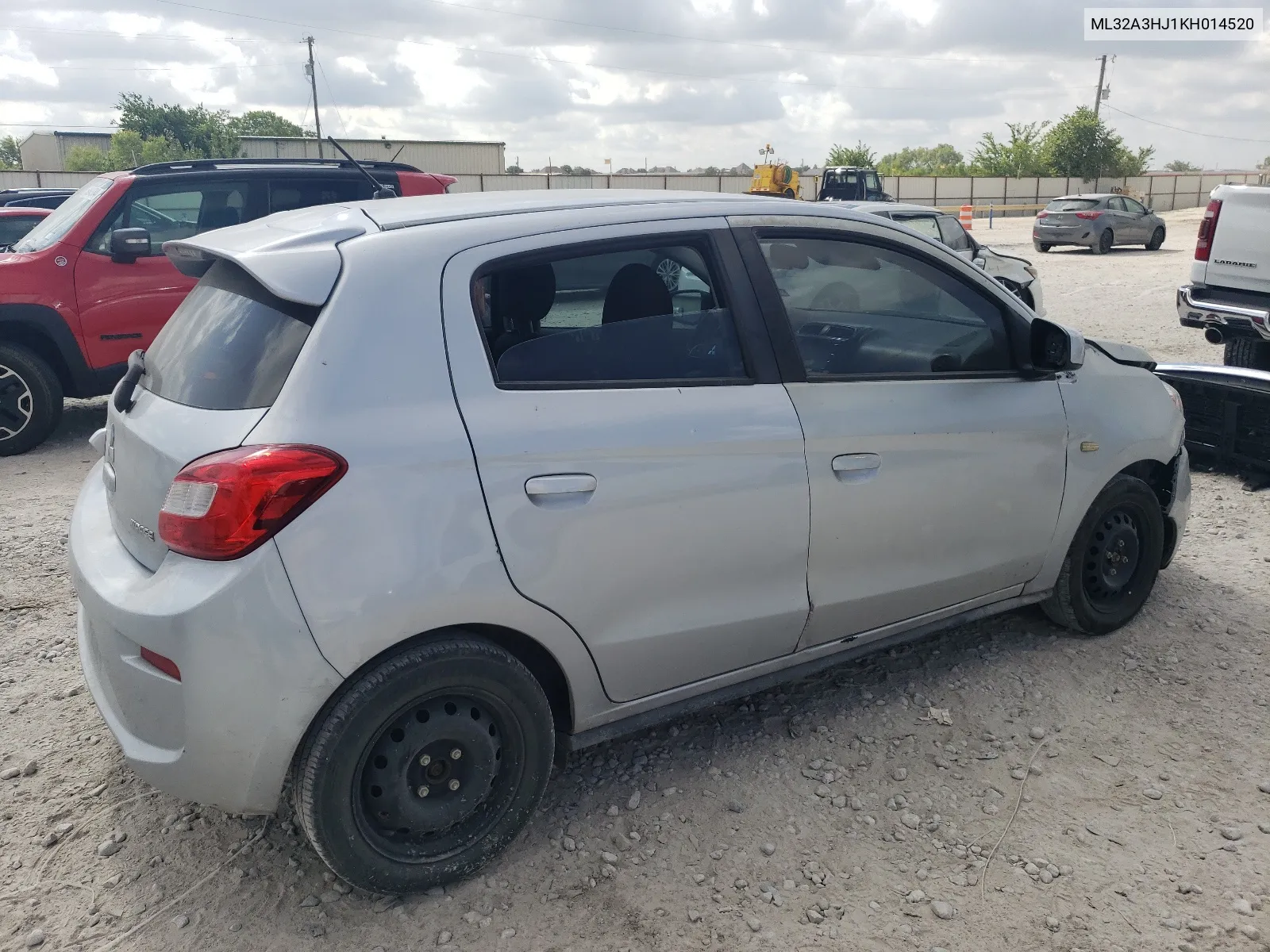 2019 Mitsubishi Mirage Es VIN: ML32A3HJ1KH014520 Lot: 60577884