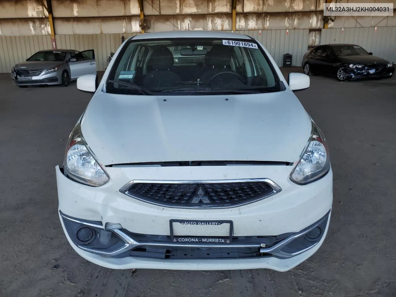 2019 Mitsubishi Mirage Es VIN: ML32A3HJ2KH004031 Lot: 61901894