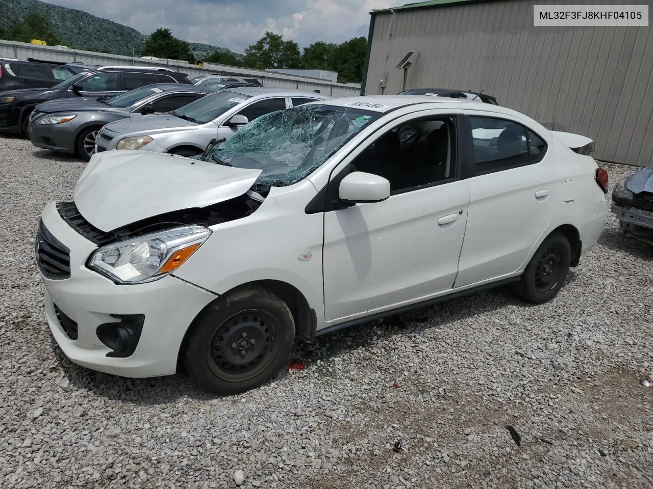 2019 Mitsubishi Mirage G4 Es VIN: ML32F3FJ8KHF04105 Lot: 63014384