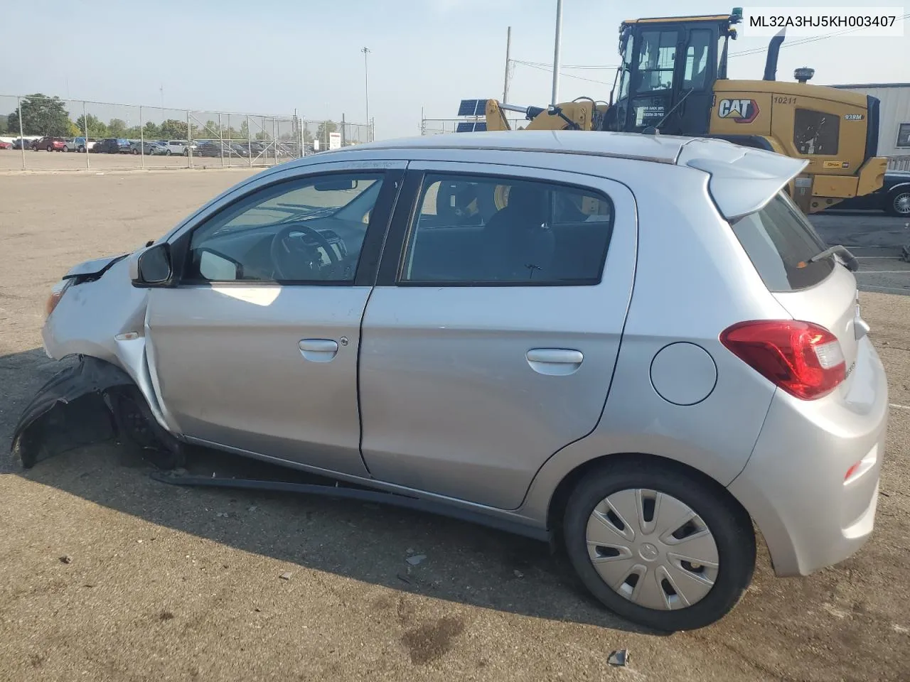 2019 Mitsubishi Mirage Es VIN: ML32A3HJ5KH003407 Lot: 64992464