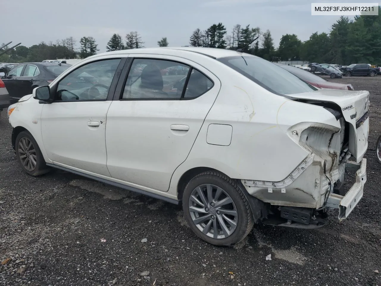 ML32F3FJ3KHF12211 2019 Mitsubishi Mirage G4 Es